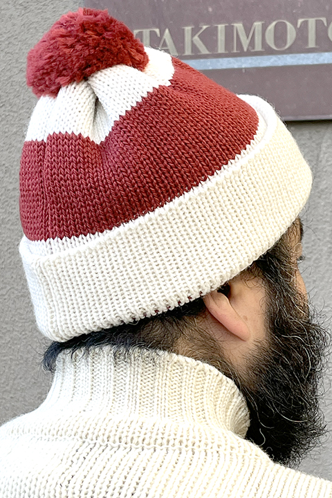 STRIPE BOBBLE HAT / ストライプボブルハット