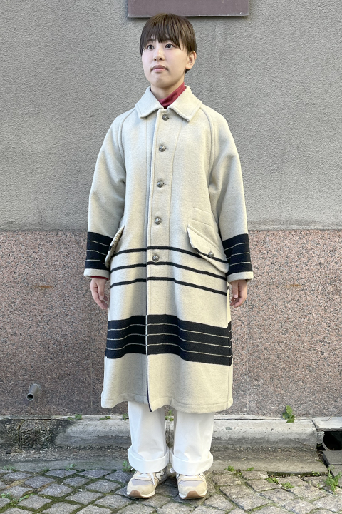 [WOMAN] MOUNTAINEER BLANKET COAT/マウンテニアブランケットコート