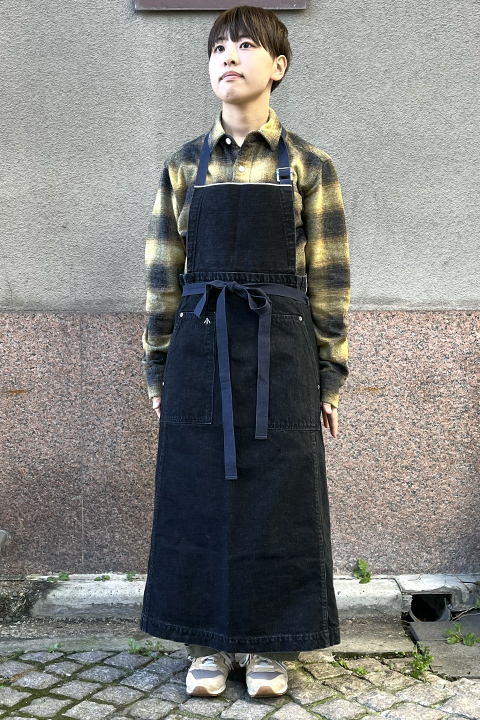 [WOMAN] JAPANESE FARMER APRON DRESS / ウーマンジャパニーズファーマーエプロンドレス