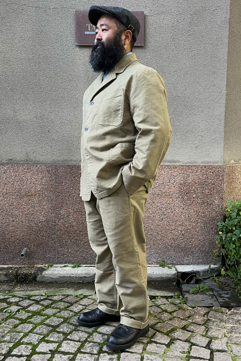 LYBRO JK03-M WORK SUIT JACKET MOLESKIN / ライブロ JK03-M ワーク