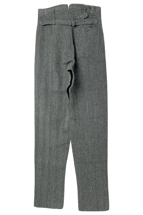 Nigel Cabourn オリーブ サテン ワークパンツ 8 OX'ED SILVER COBBLER PANT-HEMP STRIPE/オックスドシルバー