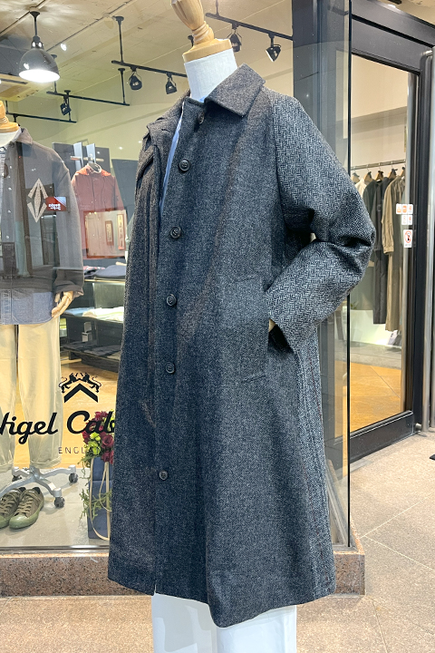 [WOMAN] MAC COAT - BRITISH TWEED / ウーマンマックコート-ブリティッシュツイード