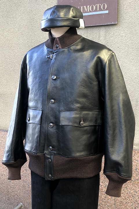 Ｂを選んだ方におすすめです！A-1 JACKET BROWN CORE LEATHER / A-1ジャケットブラウンコアレザー