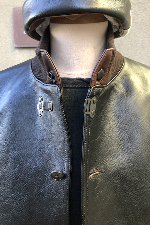 A-1 JACKET BROWN CORE LEATHER / A-1ジャケットブラウンコアレザー