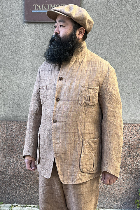 RANCH WORKER JACKET HEMP LINEN / ランチワーカージャケットヘンプリネン