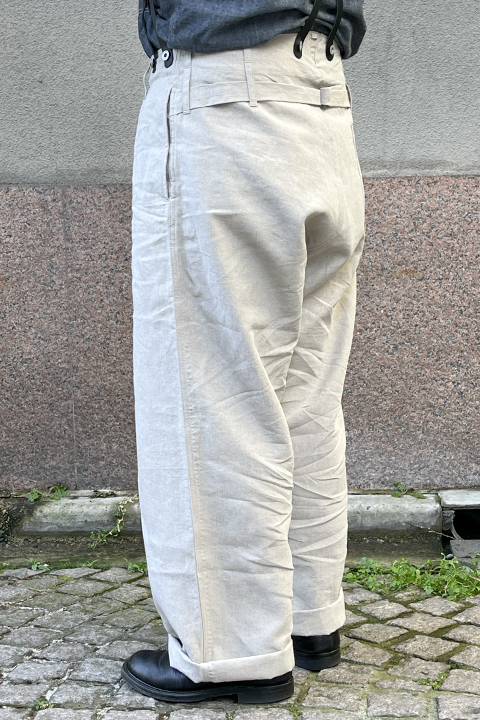 30'S FRENCH WORK PANT LINEN NIDOM / 30'Sフレンチワークパンツリネン