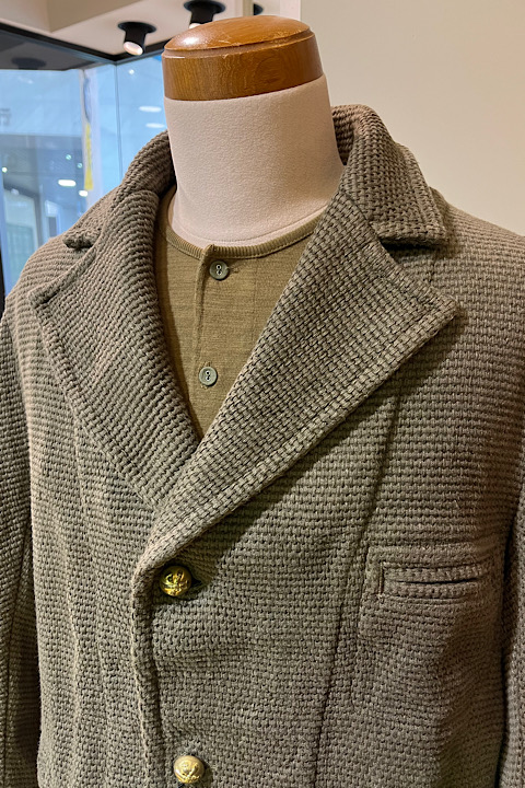 FIREMAN JACKET-HEMP COTTON/ファイアーマンジャケット-ヘンプ