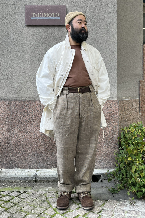 50'S SHELL COAT-COTTON NYLON PIN OX/50'sシェルコート-コットンナイロンピンオックス