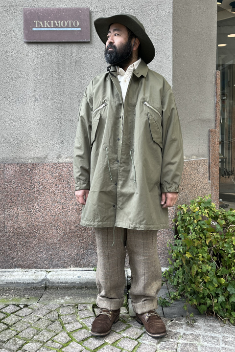 50'S SHELL COAT-COTTON NYLON PIN OX/50'sシェルコート-コットンナイロンピンオックス