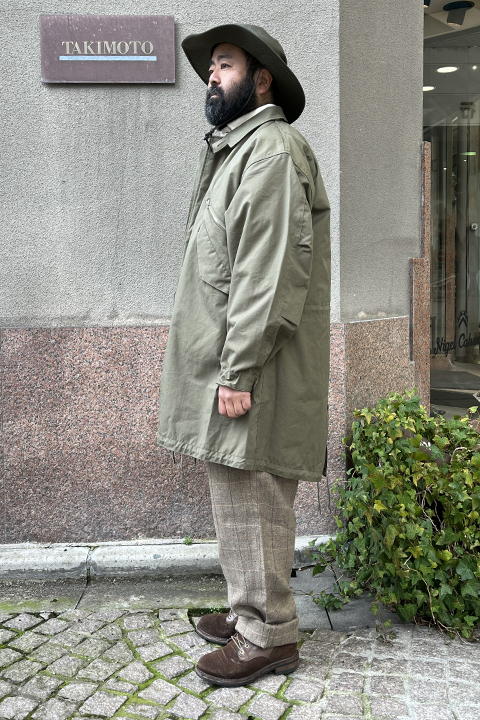50'S SHELL COAT-COTTON NYLON PIN OX/50'sシェルコート-コットンナイロンピンオックス
