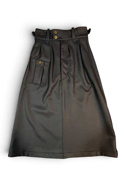 [WOMAN] GURKHA SKIRT MELTON / ウーマングルカスカートメルトン