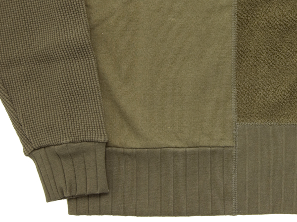 ナイジェルケーボン(NIGEL CABOURN)のアーミー クルー ジャージー ミックス