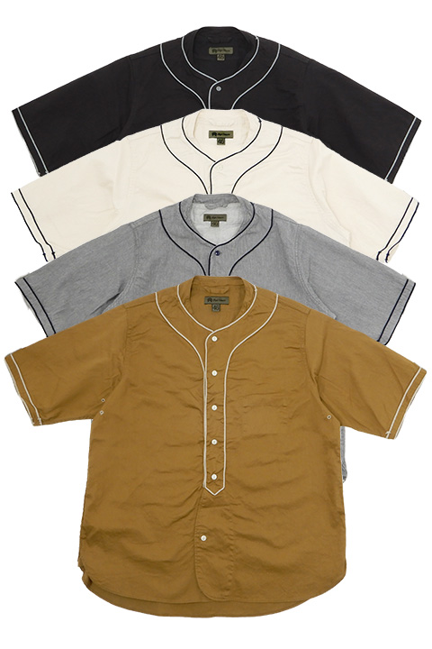 BASEBALL SHIRT SHORT SLEEVE TYPE2 / ベースボールシャツ ショート 