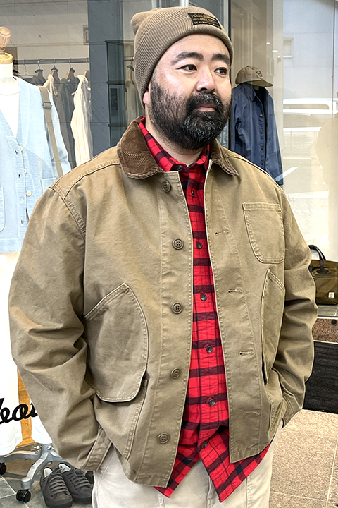 新品【FILSON】CANVAS OUTFITTER JACKET Sサイズ FILSON] CANVAS OUTFITTER JACKET / フィルソンキャンバス