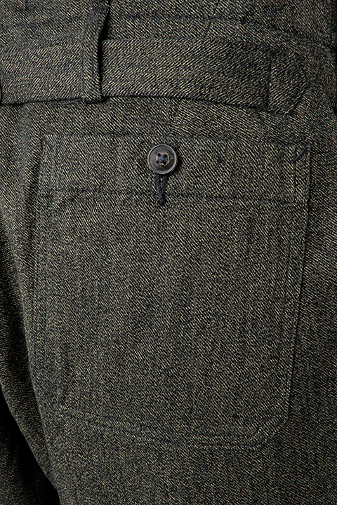 OX'ED SILVER COBBLER PANT SALT&PEPPER / オックスドシルバー