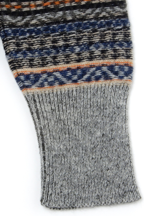 FAIRISLE V-NECK SWEATER/フェアアイル ブイネック セーター