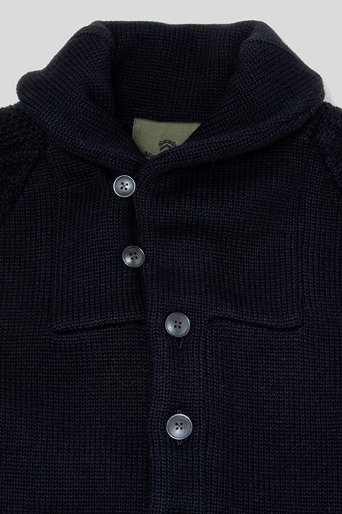 FISHERMAN CARDIGAN MIX/フィッシャーマン カーディガン ミックス