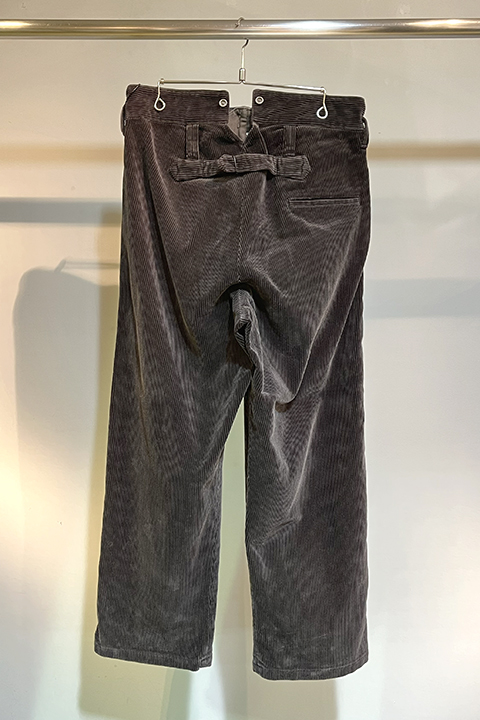 FRENCH WORK PANT - 8WALE CORDUROY VINTAGE FINISH / フレンチワーク 