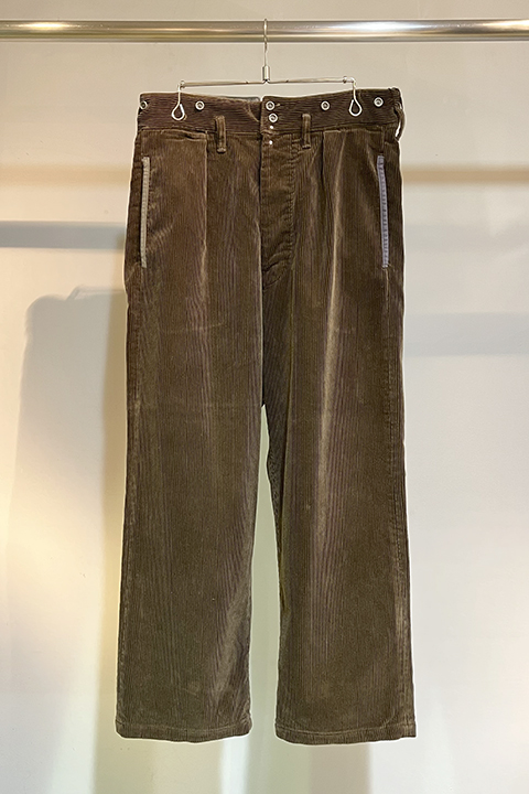 FRENCH WORK PANT - 8WALE CORDUROY VINTAGE FINISH / フレンチワーク 