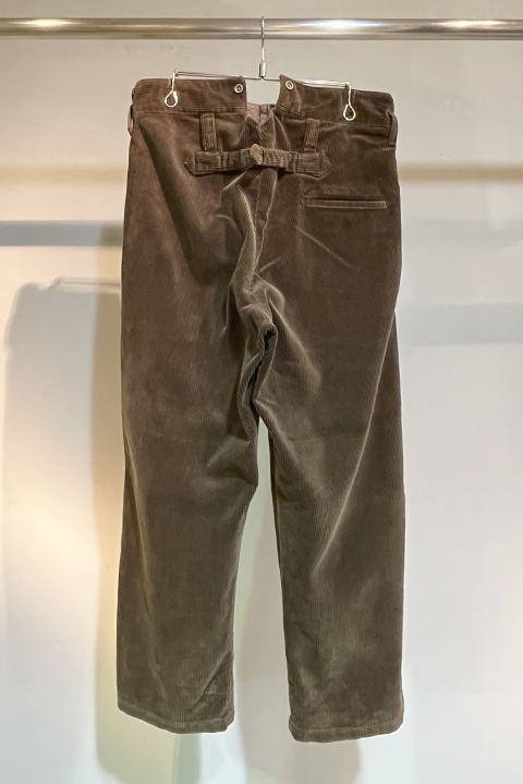 FRENCH WORK PANT - 8WALE CORDUROY VINTAGE FINISH / フレンチワーク 