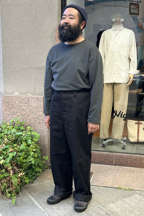 NEW BASIC CHINO. BLACK/ ニューベーシックチノ ブラック