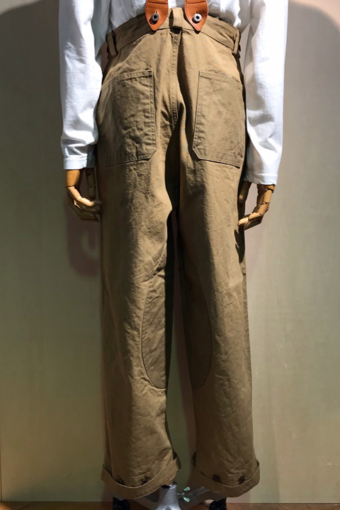 MOTORCYCLE PANT CANVAS / モーターサイクルパンツ キャンバス [2021春夏]