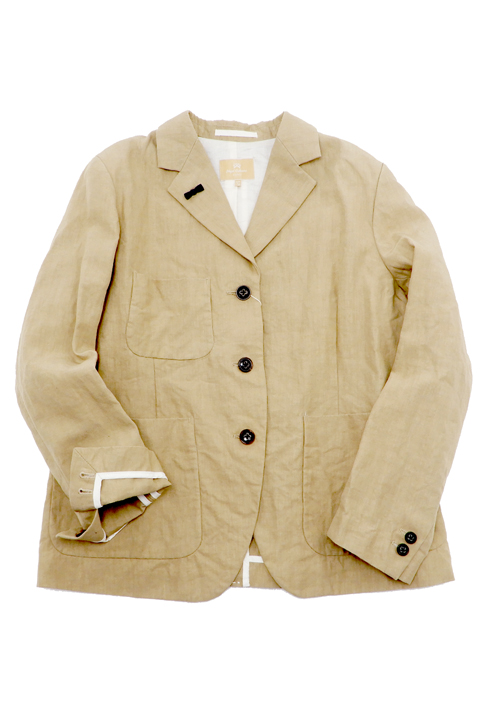 [LADIES] NEW BLAZER - HIGH DENSITY LINEN / ニューブレザー - ハイデンシティーリネン