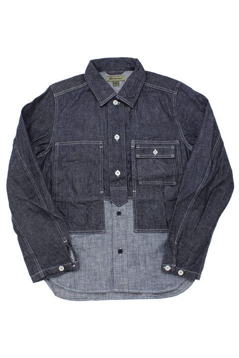 UTILITY JACKET - 7.5oz DENIM ＋CHAMBRAY ユーティリティージャケット 