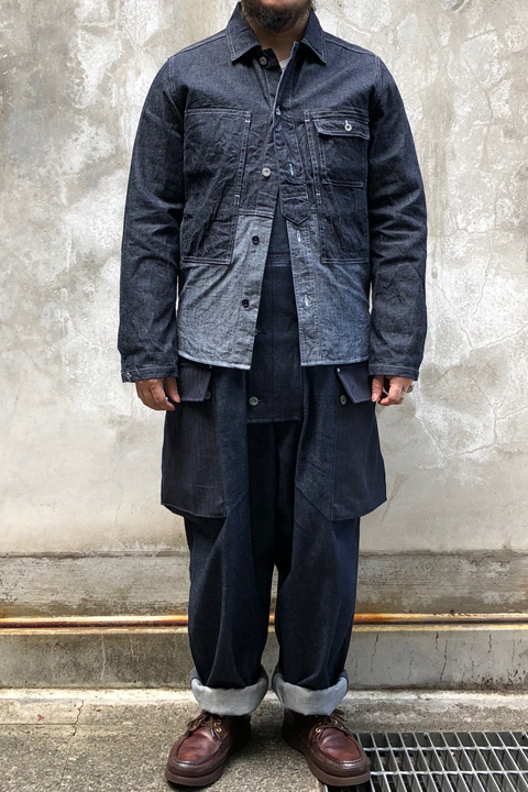 UTILITY JACKET - 7.5oz DENIM ＋CHAMBRAY ユーティリティージャケット 