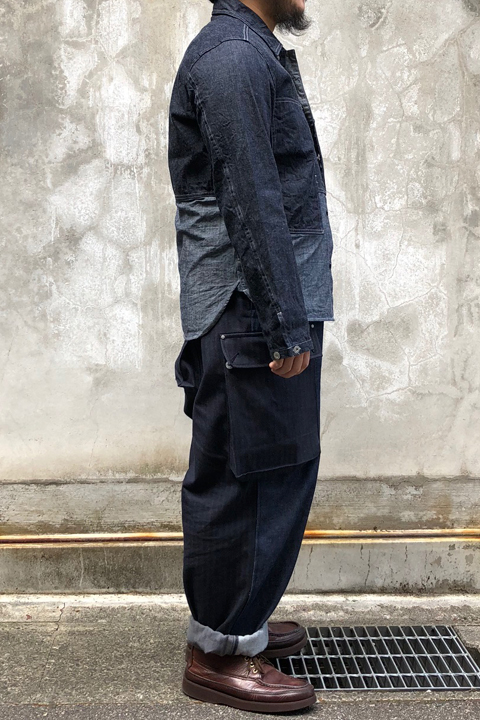 UTILITY JACKET - 7.5oz DENIM ＋CHAMBRAY ユーティリティージャケット  