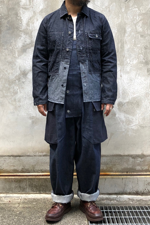 UTILITY JACKET - 7.5oz DENIM ＋CHAMBRAY ユーティリティージャケット  