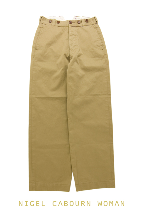 BASIC CHINO【NIGEL CABOURN WOMAN】 ベーシックミリタリーチノ TAKIMOTO