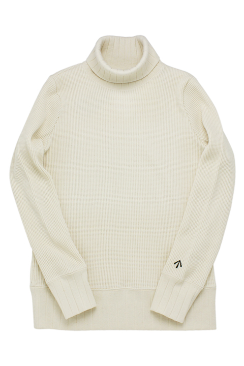 ナイジェルケーボンウーマン(NIGEL CABOURN WOMAN)のタートルネックシャツ - ビッグワッフル