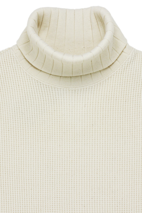 ナイジェルケーボンウーマン(NIGEL CABOURN WOMAN)のタートルネックシャツ - ビッグワッフル