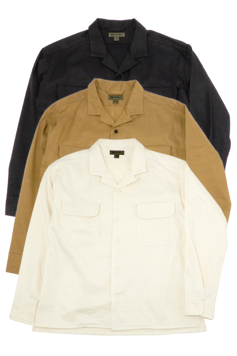 OPEN COLLAR SHIRT LINEN FLEECE/オープンカラーシャツリネンフリース