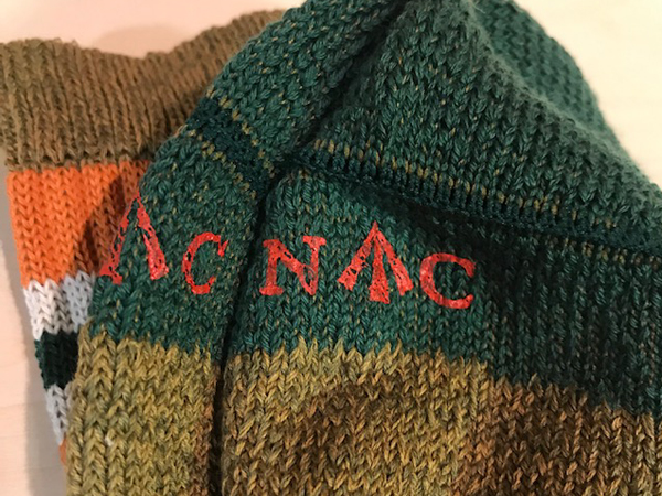 ナイジェルケーボン(NIGEL CABOURN)のパイルボーダーソックス