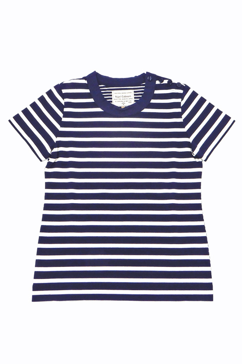 【NIGEL CABOURN  WOMAN】 SAILOR T-SHIRT SHORT SLEEVE / セーラーTシャツ
