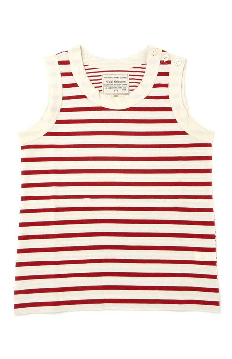 【NIGEL CABOURN  WOMAN】 SAILOR TANK TOP / セーラータンクトップ
