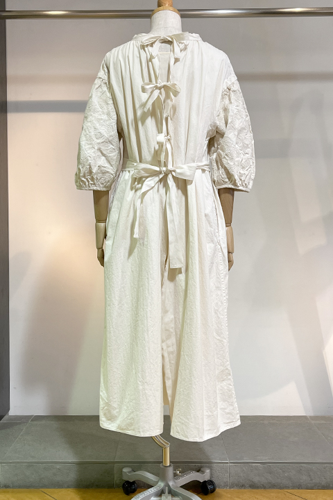 SURGICAL GOWN DRESS - EMBROIDERY / サージカルガウンドレス - エン 