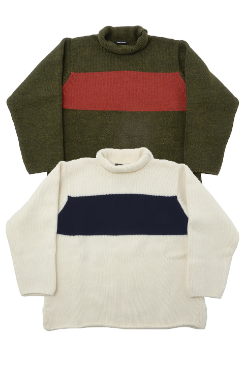 K-2 STRIPED ROLL NECK / ストライプロールネック [2022秋冬]