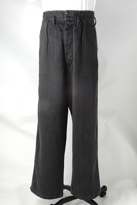 WORK PANT REPAIR FINISH - HEMP DENIM / ワークパンツリペア 