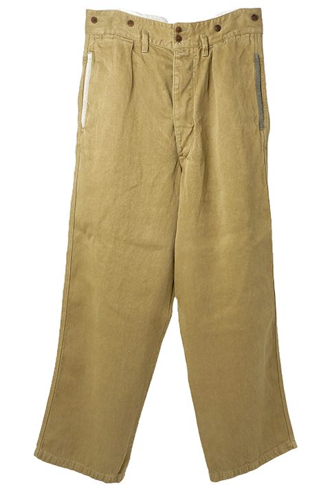 WORK PANT REPAIR FINISH - HEMP DENIM / ワークパンツリペア 