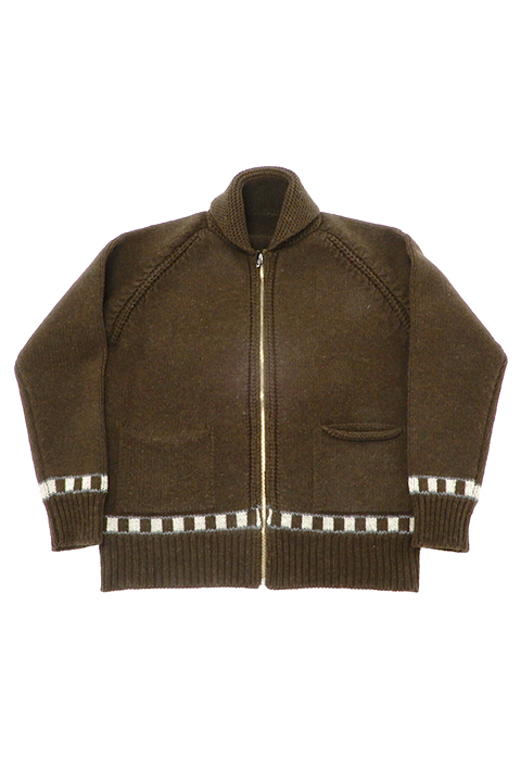 ZIP LINE CARDIGAN - WOOL / ジップラインカーディガン - ウール リバーシブル [2022秋冬]