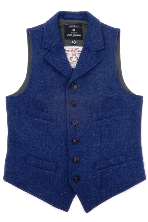 【新品未使用】 ナイジェルケーボン ハリスツイード　マロリーベスト サイズ44 MALLORY VEST - HARRIS TWEED / マロリーベスト - ハリス