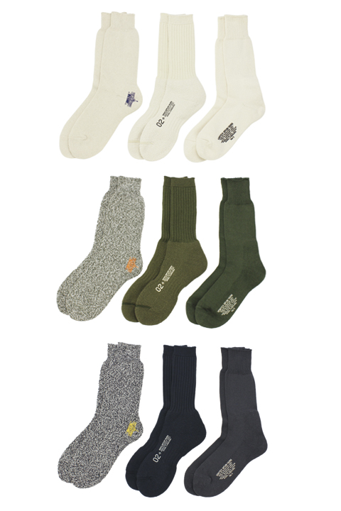 ナイジェルケーボン(NIGEL CABOURN)の３パック アーミーソックス