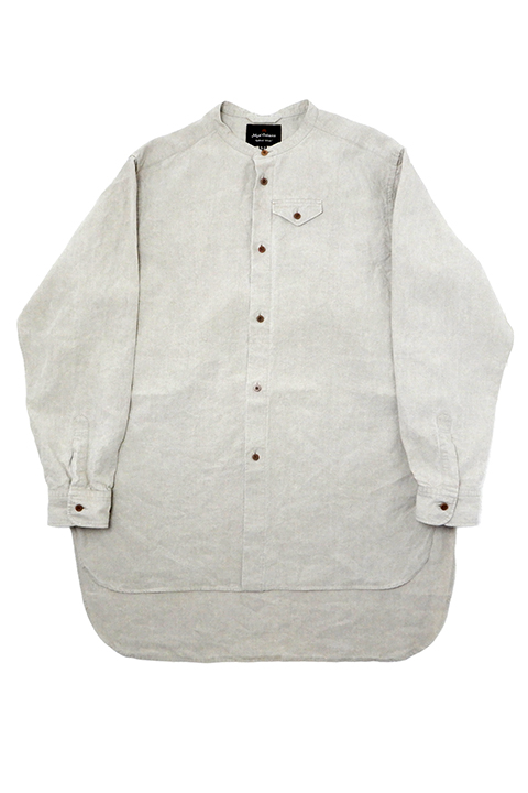 SADDLER SHIRT - HIGH DENSITY LINEN /サドラーシャツ - ハイデンシティーリネン