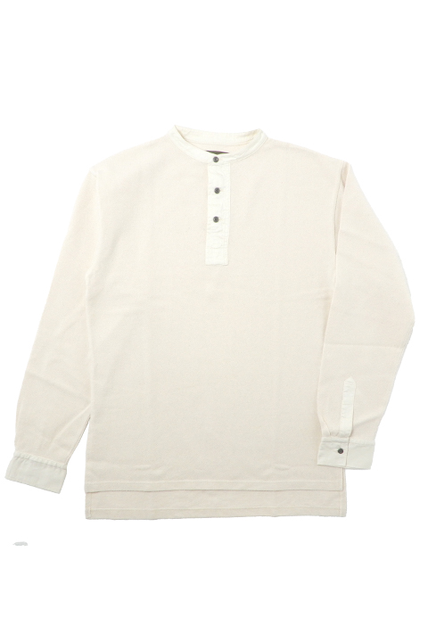 SWEDISH HENLEY NECK SHIRT / スウェディッシュヘンリーネックシャツ