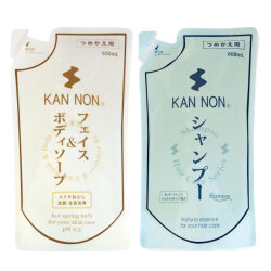 観音温泉フェイス＆ボディソープ詰替え+シャンプー詰替え