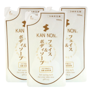 観音温泉フェイス&ボディソープ詰替え用3個セット