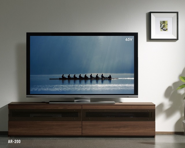 パモウナ【Pamouna】 テレビボード AR-200 【送料無料】 たきざわ家具 新品日本製 中古品 テレビ台 パモウナ ブラック 幅200cm その他